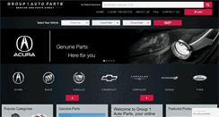 Desktop Screenshot of group1autoparts.com